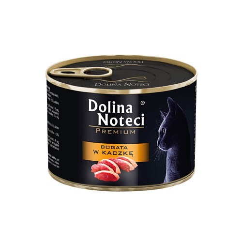 DOLINA NOTECI Premium bogata w kaczkę - mokra karma dla kota - 185 g