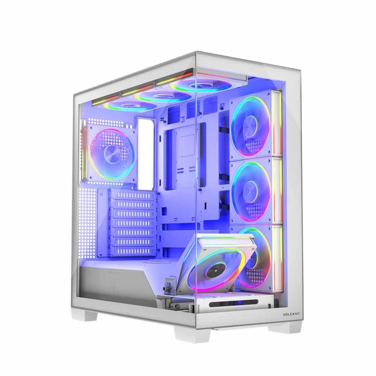 MODECOM OBUDOWA VOLCANO STELLAR ARGB MIDI 8F WHITE