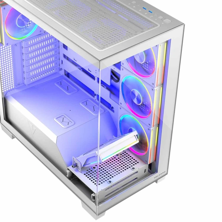 MODECOM OBUDOWA VOLCANO STELLAR ARGB MIDI 8F WHITE