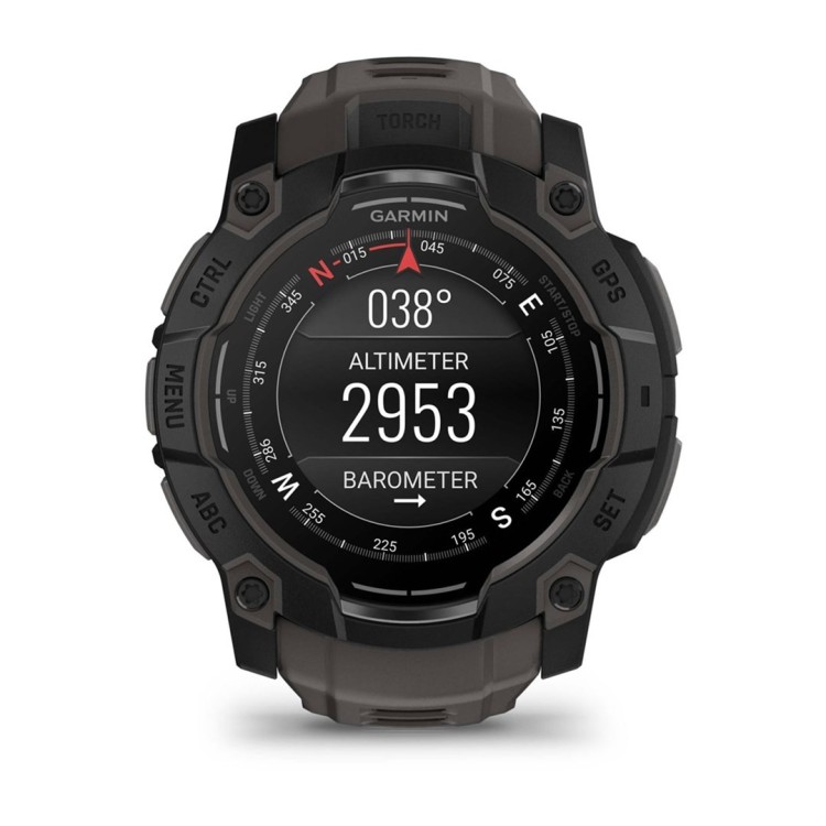 Zegarek Garmin Instinct 3 – 50 mm AMOLED Black met charcoal band