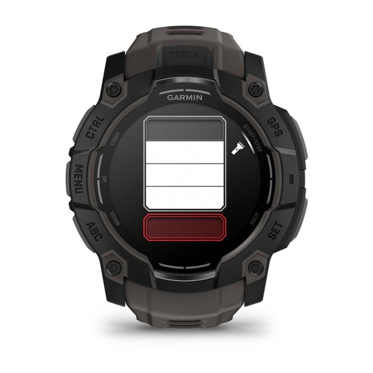 Zegarek Garmin Instinct 3 – 50 mm AMOLED Black met charcoal band