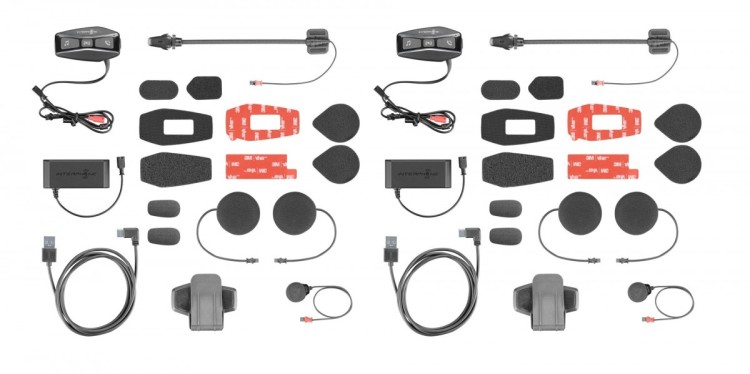 Intercom motocyklowy INTERPHONE U-COM 4, komplet na 2 kaski