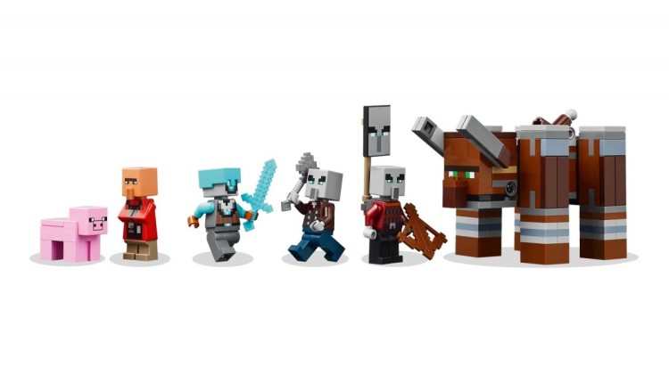 LEGO MINECRAFT 21278 THE PILLAGER OUTPOST AND RAVAGER