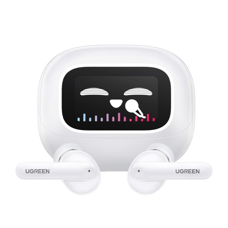 Słuchawki dokanałowe TWS UGREEN EchoBuds HiTune T6 Magic (białe)