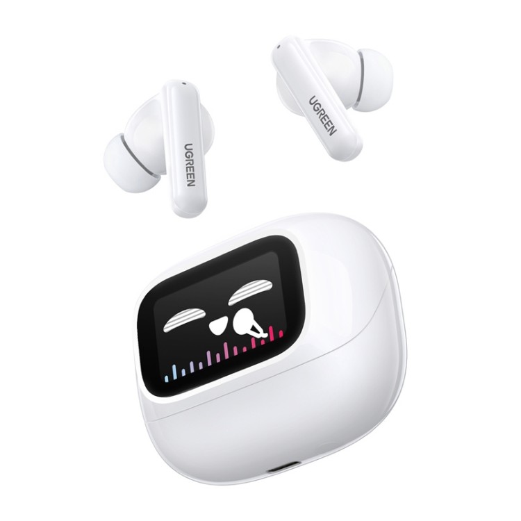 Słuchawki dokanałowe TWS UGREEN EchoBuds HiTune T6 Magic (białe)