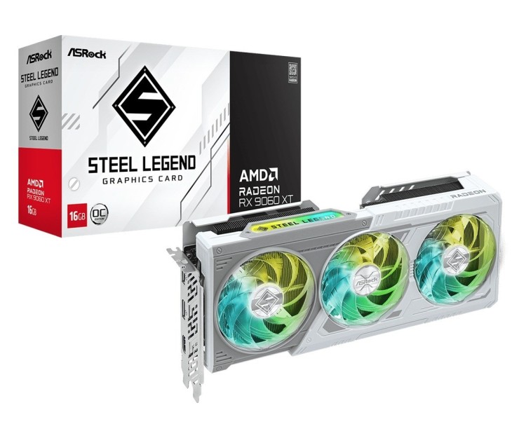 Karta graf. Asrock RX9060XT Steel Legend 16GB OC
