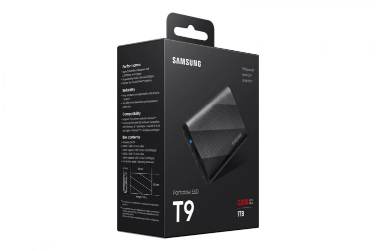 Dysk SSD Samsung T9 1TB MU-PG1T0B/EU