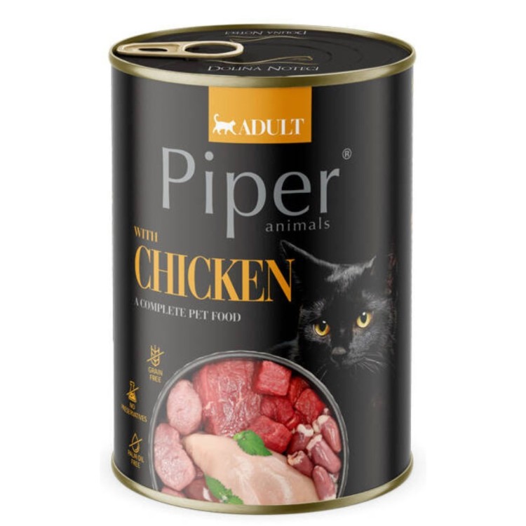 Dolina Noteci Piper z kurczakiem dla kota 400g