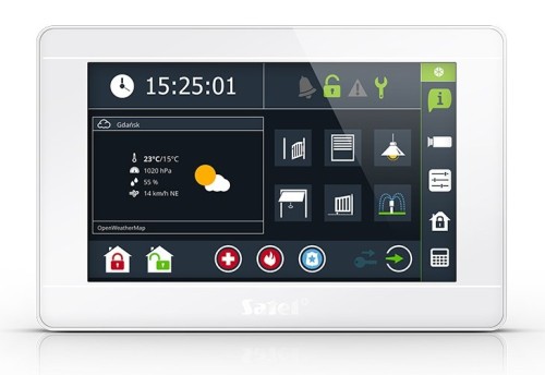 SATEL MANIPULATOR INT-TSI-W GRAFICZNY 7 CALI, Biały