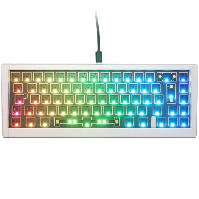 Ducky Outlaw 65 klawiatura Uniwersalne USB US English Srebrny