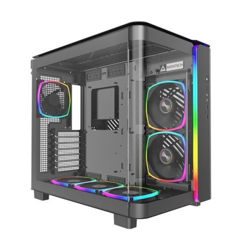 Montech KING 95 PRO Midi-Tower, Szkło Hartowane, ARGB - czarny