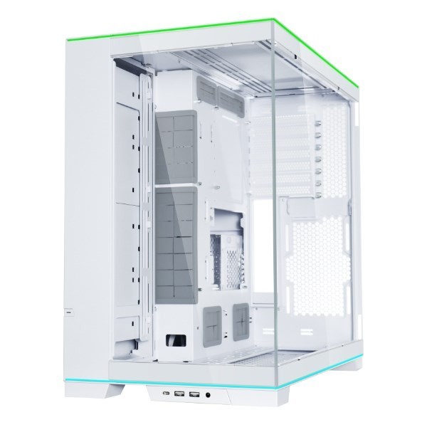 Lian Li O11D EVO RGB, Szkło hartowane - białe