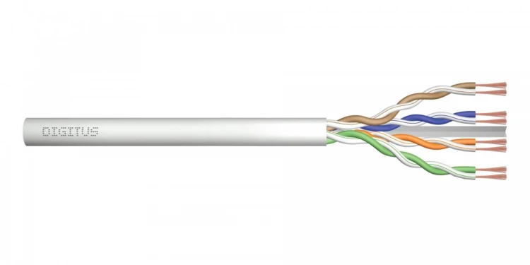 Digitus Kabel typu linka kat.6, U/UTP, AWG 26/7, LSOH, 305m, szary, szpula