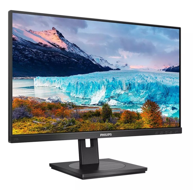 Philips 272S1M/00 monitor komputerowy 68,6 cm (27") 1920 x 1080 px Full HD LCD Czarny