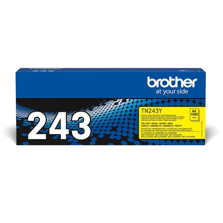 Toner Brother żółty TN243Y=TN-243Y, 1000 str.