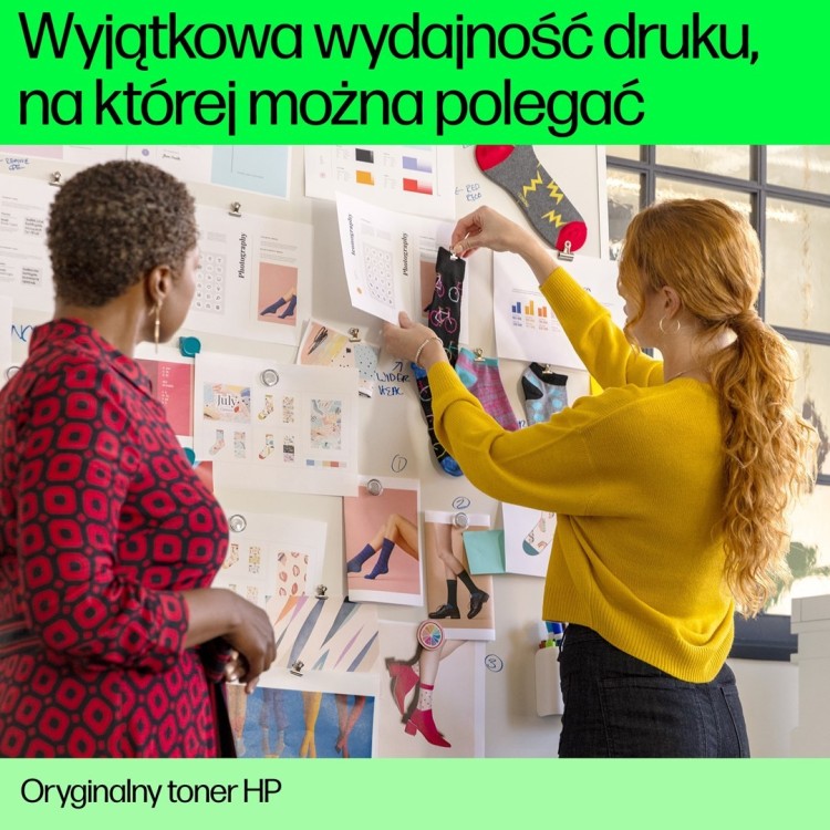 HP 655A oryginalny wkład LaserJet z żółtym tonerem