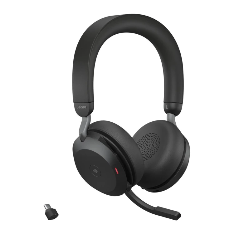 Jabra 27599-999-889 słuchawki/zestaw słuchawkowy Przewodowy i Bezprzewodowy Opaska na głowę Połączenia/muzyka USB Type-C Bluetooth Podstawka do ładowa