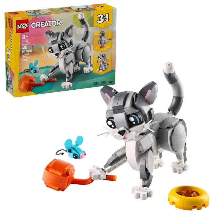 LEGO CREATOR 3w1 31163 Psotny kot