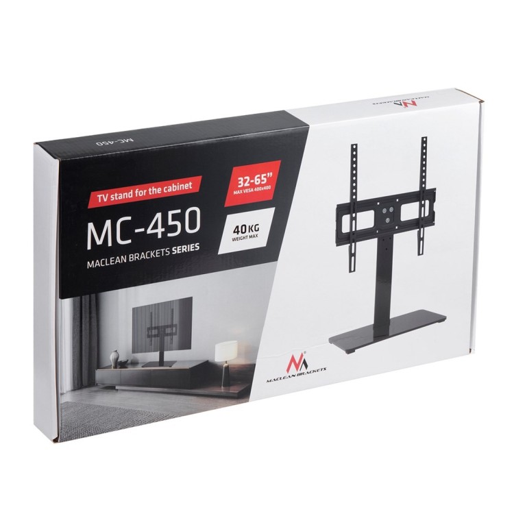 MACLEAN UNIWERSALNY STOJAK, NÓŻKI DO TV MC-450