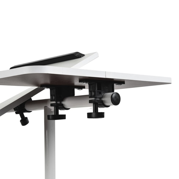 MACLEAN MOBILNE BIURKO/STAND NA LAPTOP, BIAŁE, REGULACJA WYSOKOŚĆ 59-89CM, MAX. 30KG MC-121 W