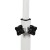 MACLEAN MOBILNE BIURKO/STAND NA LAPTOP, BIAŁE, REGULACJA WYSOKOŚĆ 59-89CM, MAX. 30KG MC-121 W