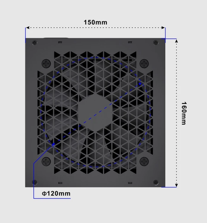 GEMBIRD ZASILACZ KOMPUTEROWY FORNAX POWER 1000W 80+ GOLD ATX, 1000W, AKTYWNE PFC, 12CM WENTYLATOR