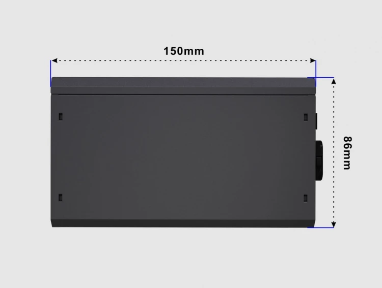 GEMBIRD ZASILACZ KOMPUTEROWY FORNAX POWER 80+ BRONZE ATX, 850W, AKTYWNE PFC, 12CM WENTYLATOR