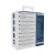 GEMBIRD 4-PORTOWA SZYBKA ŁADOWARKA SIECIOWA GAN (PD) USB (3X USB-A + 1X USB TYP-C) 100W, CZARNA