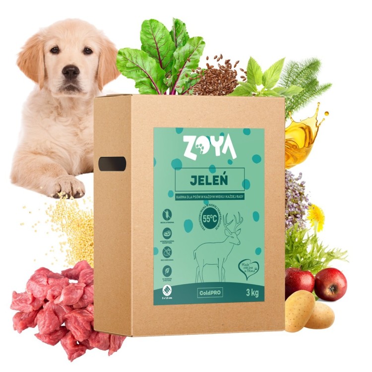 ZOYA COLDPRO Jeleń sucha karma dla psa 3kg