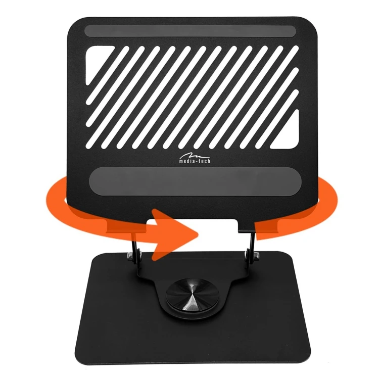 MEDIA-TECH REGULOWANA, OBRACANA, ERGONOMICZNA PODSTAWKA POD LAPTOPA LAPTOP STAND ROTO MT2662
