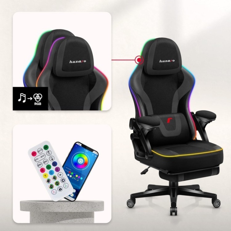 Fotel gamingowy Force 4.6 RGB Black Mesh
