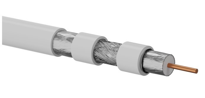 Alantec Przewód koncentryczny trishield RG6 75 Om, 1.02/4.55/6.86 PVC Eca 100m (KRT102A0PV100)