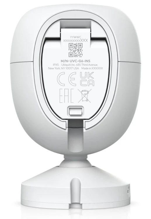 Kamera Ubiquti UniFi G6 Instant White (UVC-G6-INS-W) 8MP 3840 x 2160 (16:9) IPX5 IK04 7W
