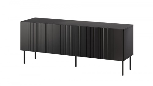 Szafka RTV ISLA 150,5x40x60 czarny mat
