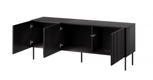 Szafka RTV ISLA 150,5x40x60 czarny mat