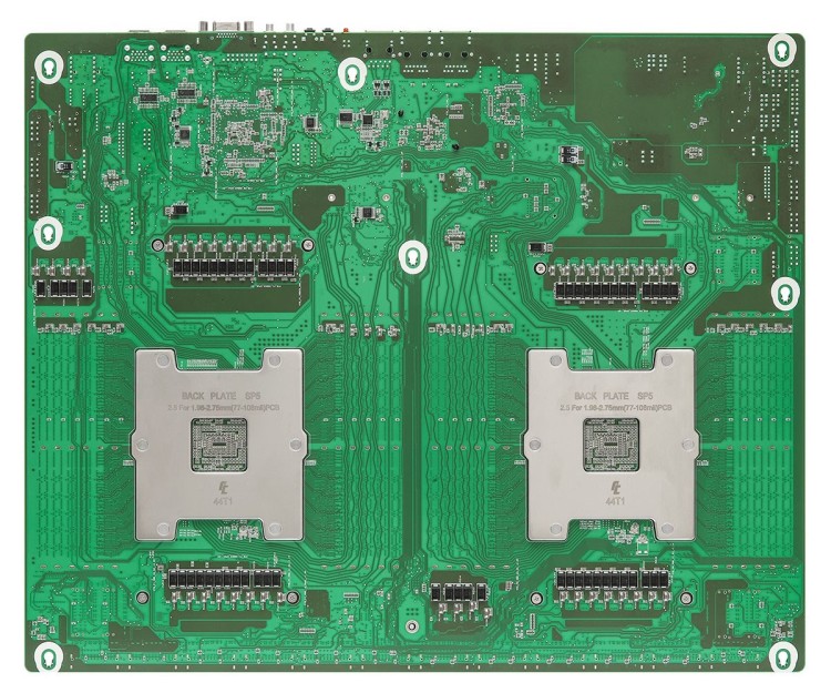 Płyta główna ASRock GENOA2D24G-2L+ 2x SP5 AMD Epyc 9004 SoC (24xDIMM, NVMe, 2xM.2, 2xGbE, IPMI)