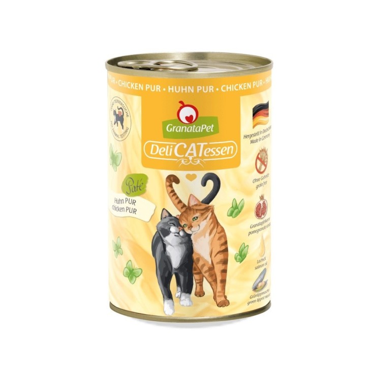 GranataPet DeliCatessen kurczak mokra karma dla kota 400g