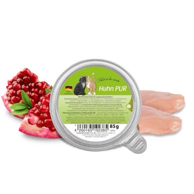 GranataPet Filet a la carte kurczak Pur karma dla kota 85g
