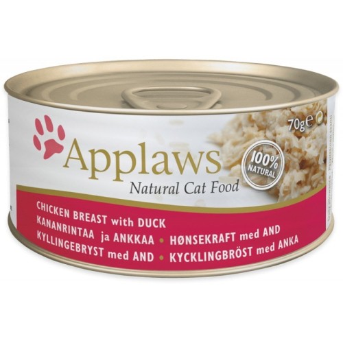 APPLAWS CAT Kurczak i kaczka 70g