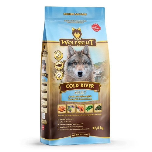 WOLFSBLUT Cold River Adult trout/sweet pota. 12,5kg