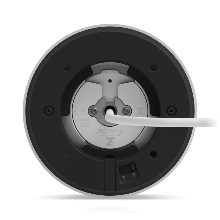Kamera Ubiquti UniFi G6 Turret White (UVC-G6-Turret-W) 8MP 3840 x 2160 (16:9) IP66 IK04 12,5W