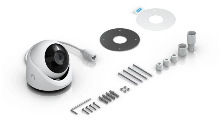 Kamera Ubiquti UniFi G6 Turret White (UVC-G6-Turret-W) 8MP 3840 x 2160 (16:9) IP66 IK04 12,5W