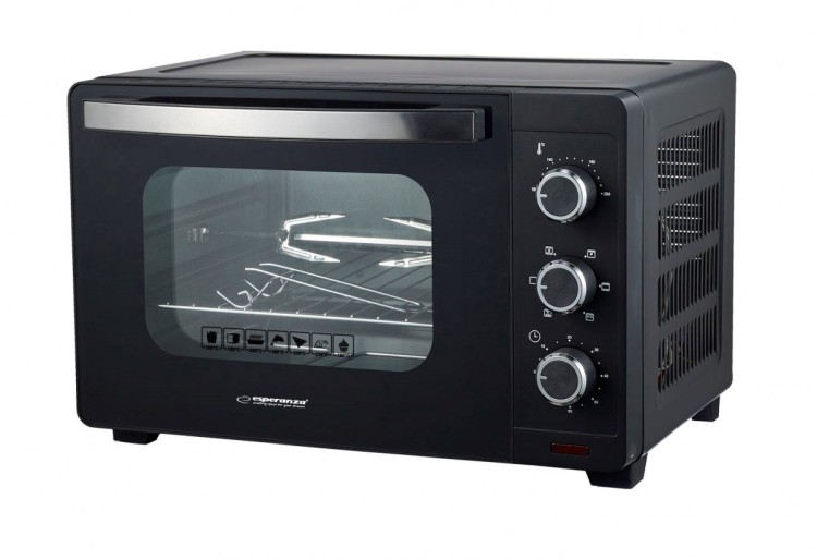 ESPERANZA MINI PIEKARNIK Z KONWEKCJĄ I ROŻNEM NAPOLI 1600W 25L EKO006N