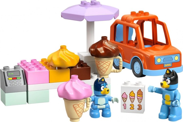 Lego 10458 Bluey - Wyprawa po lody z Blue