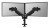 Neomounts DS65S-950BL2 uchwyt / stojak do monitorów 86,4 cm (34") Biurko Czarny