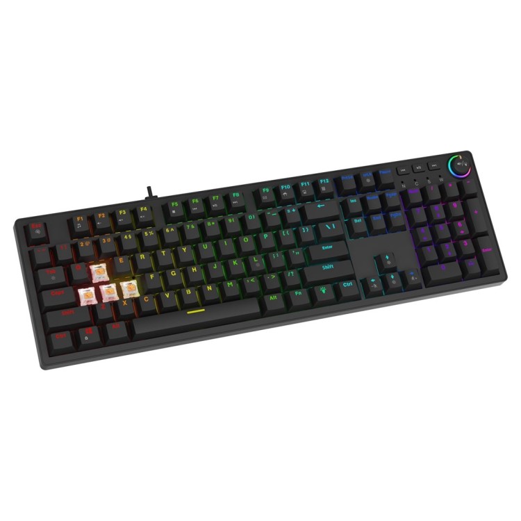SAVIO KLAWIATURA MECHANICZNA STYX OUTEMU BLUE, HOT SWAP, RGB