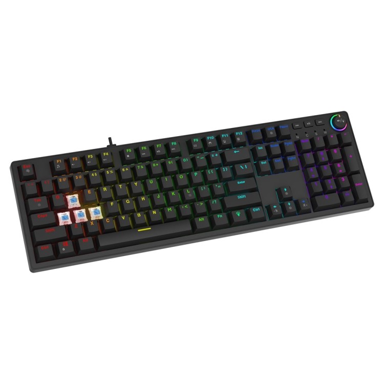 SAVIO KLAWIATURA MECHANICZNA STYX OUTEMU BLUE, HOT SWAP, RGB