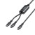 UNITEK KABEL USB-C 2W1 PD 100W SILIKON 1,8M