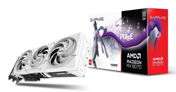 Karta graf. SAPPHIRE PURE RX 9070 GAMING OC 16GB