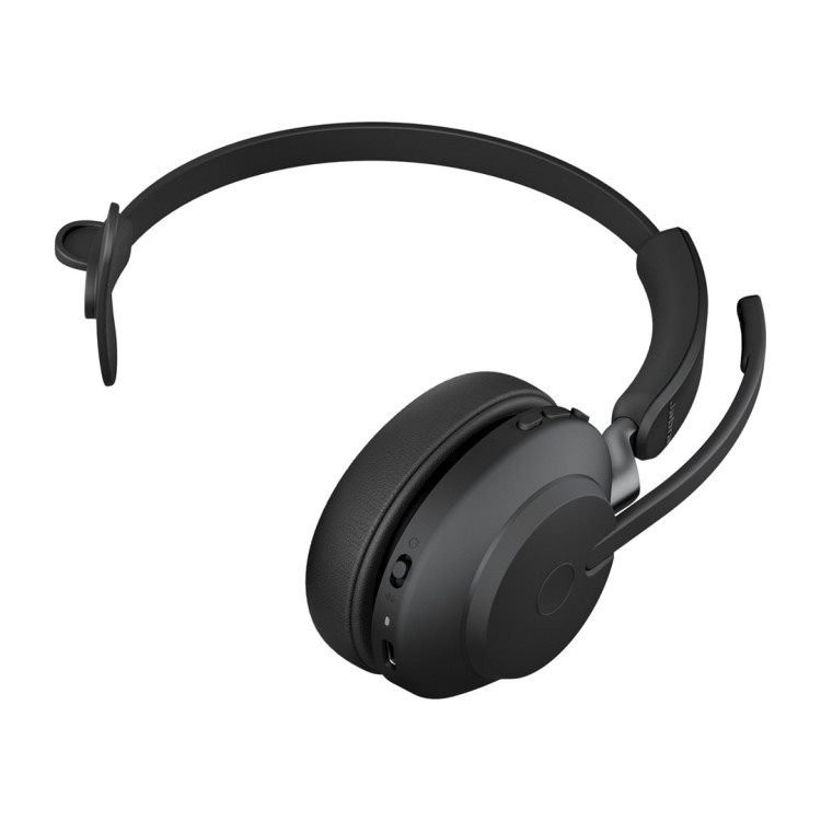 Jabra 26599-889-899 słuchawki/zestaw słuchawkowy Bezprzewodowy Opaska na głowę Biuro/centrum telefoniczne USB Type-C Bluetooth Czarny